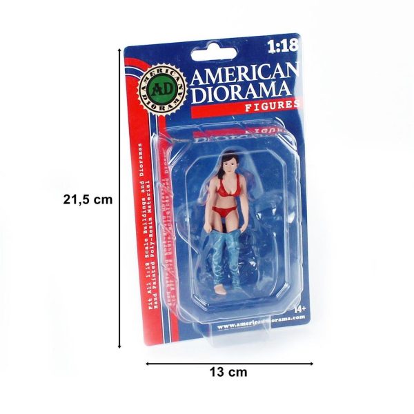 1/18 Plaj Kızı (Gina) Figürü, American Diorama 76314 - Görsel 5