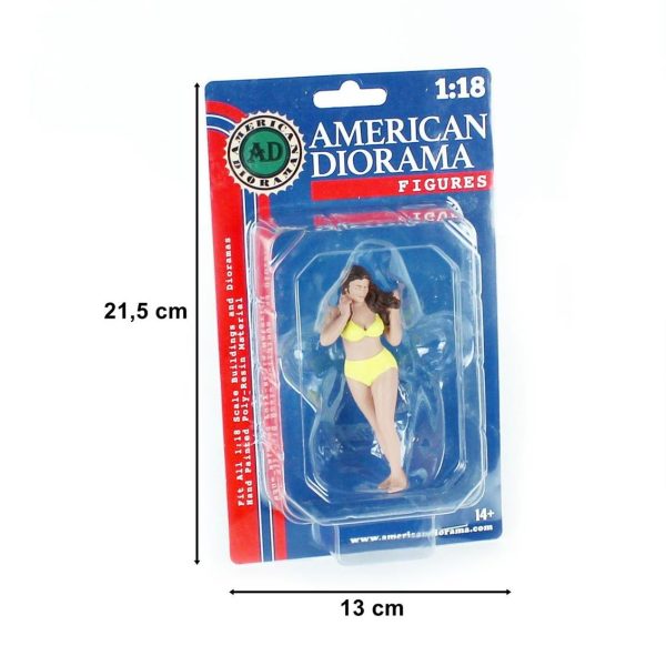 1/18 Plaj Kızı (Amy) Figürü, American Diorama 76316 - Görsel 5