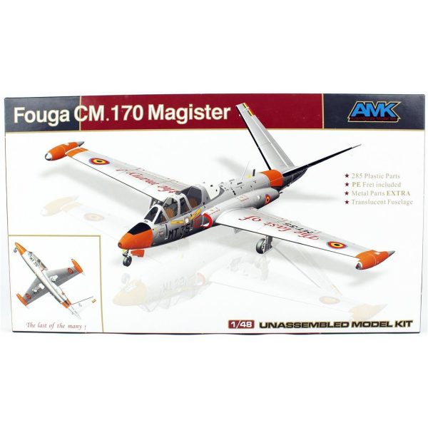 1/48 Fouga CM. 170 Magister Eğitim Uçağı Maketi, AMK Model 88004