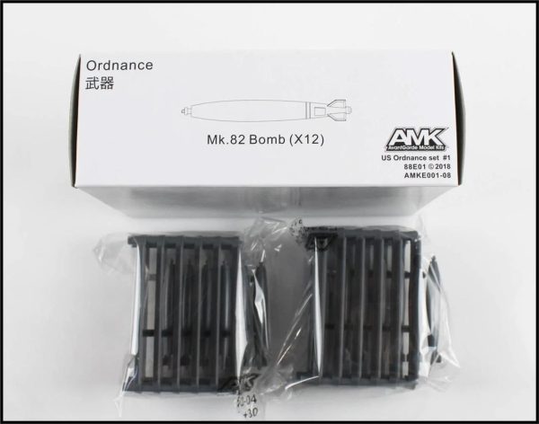 1/48 Amerikan Savaş Uçakları İçin Mühimmat Seti Maketi, AMK Model 88E01 - Görsel 6