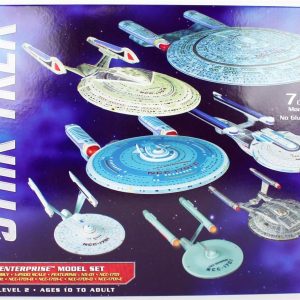 1/2500 Star Trek U.S.S. Enterprise Box Set (Snap) Uzay Aracı Maketi, AMT Model 0954