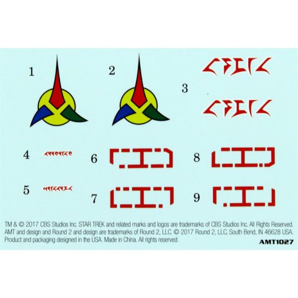 1/1400 Star Trek:The Next Generation Vor'cha-Class Klingon Battle Cruiser Uzay Aracı Maketi, AMT Model 1027 - Görsel 4