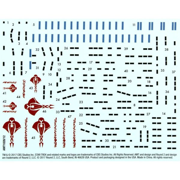 1/750 Star Trek Deep Space Nine Cardassian Galor-Class Uzay Aracı Maketi, AMT Model 1028 - Görsel 4