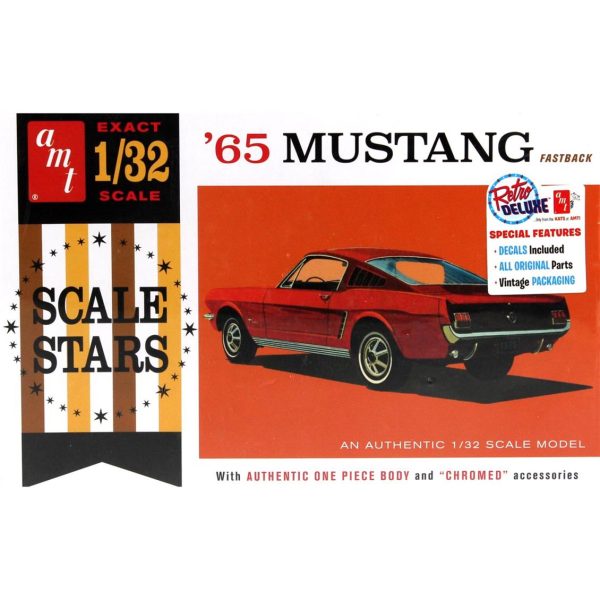 1/32 1965 Ford Mustang Fastback Araba Maketi, AMT Model 1042