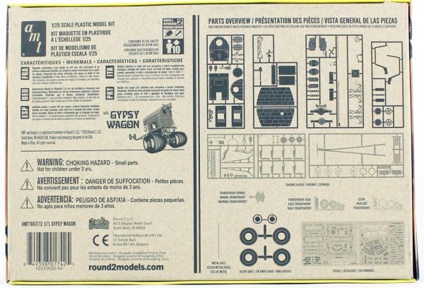 1/25 Li'l Gypsy Wagon Show Rod Yarış Aracı Maketi, AMT Model 1067 - Görsel 3