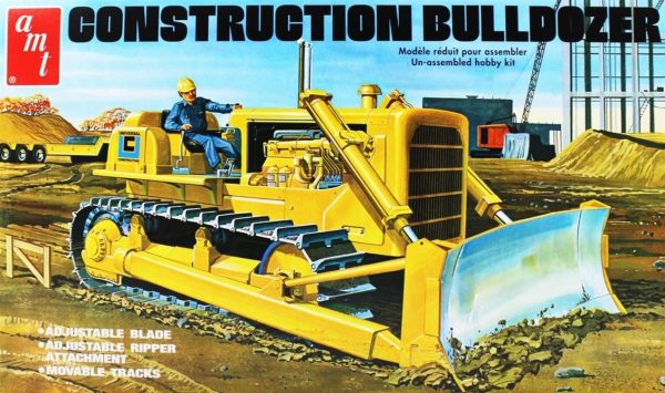 1/25 Construction Bulldozer İş Makinası Maketi, AMT Model 1086