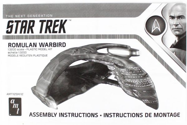 1/3200 Star Trek Romulan Warbird Uzay Aracı Maketi, AMT Model 1125 - Görsel 4