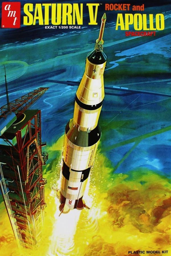 1/200 Saturn V Rocket Uzay Aracı Maketi, AMT Model 1174