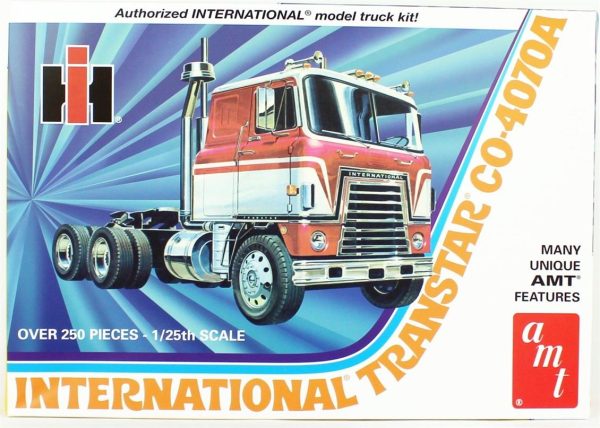 1/25 International Transtar CO-4070A Semi Tractor Çekici Maketi, AMT Model 1203
