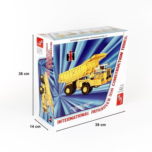 1/25 International Payhauler 350 Maden Kamyonu Maketi, AMT Model 1209 - Görsel 5