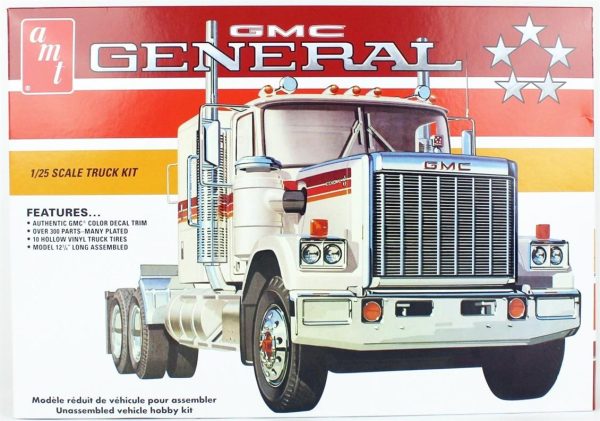 1/25 1976 GMC General Semi Tractor Çekici Maketi, AMT Model 1272