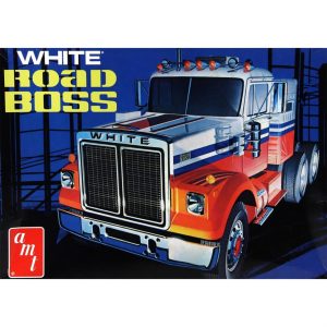1/25 White Road Boss Kamyon Maketi Maketi, AMT Model 0648