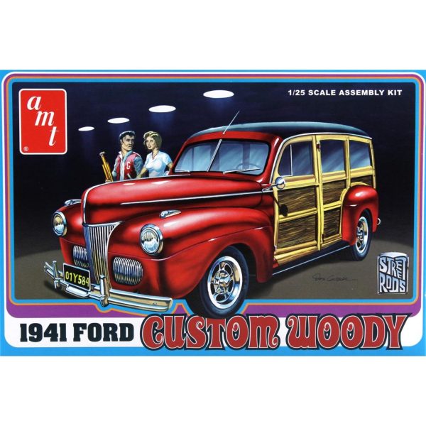 1/25 1941 Ford Woody Araba Maketi, AMT Model 0906