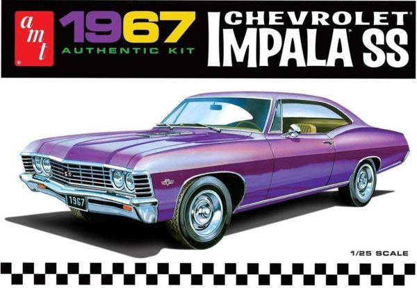 1/25 1967 Chevy Impala SS Araba Maketi, AMT Model 0981