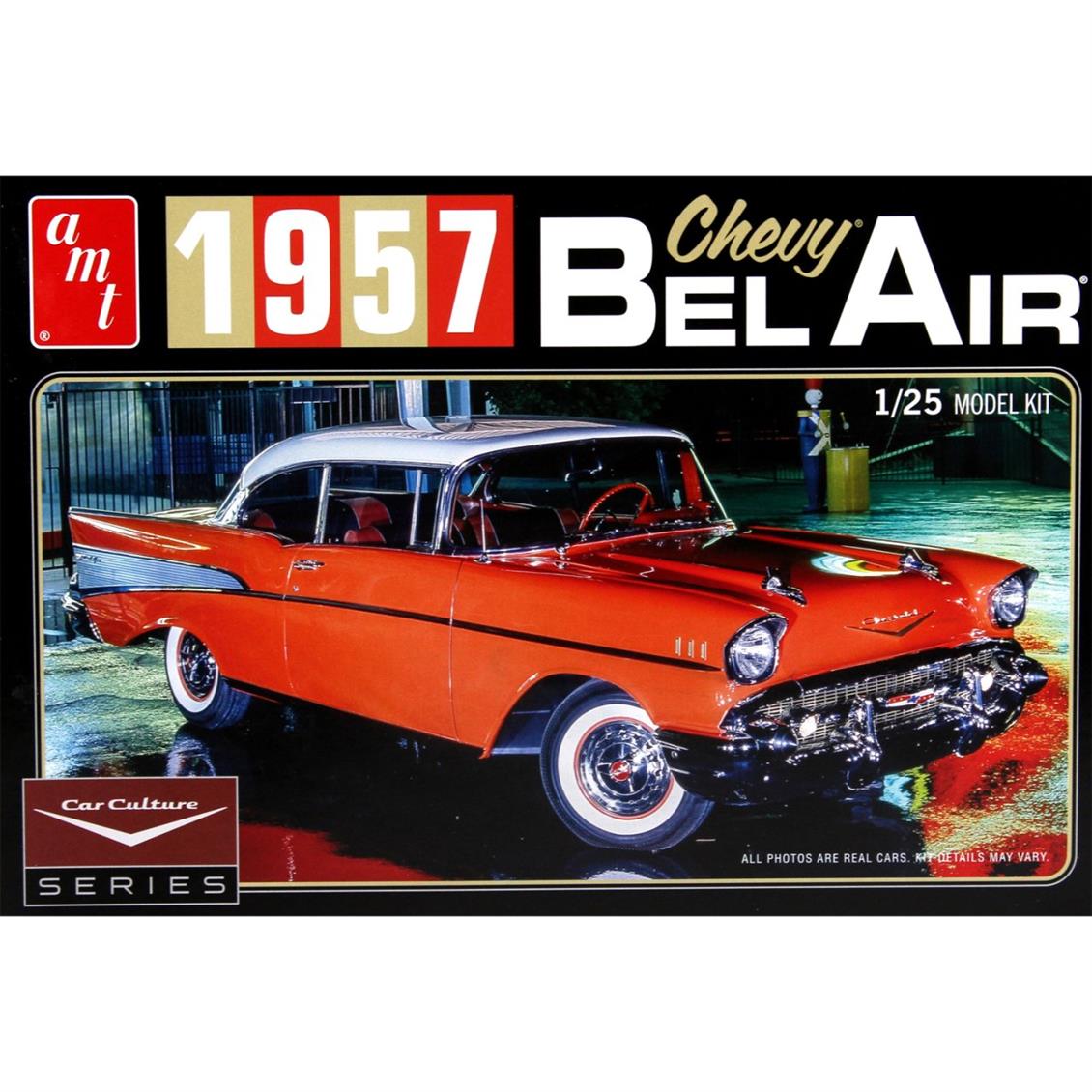 1/25 1957 Chevy Bel Air Araba Maketi, AMT Model 0988