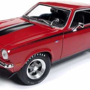 1/18 1972 Chevrolet Vega Yenko Stinger Kırmızı Diecast Araba, AutoWorld 1156