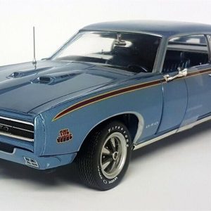 1/18 1969 Pontiac GTO Judge Mavi Diecast Araba, AutoWorld 1171