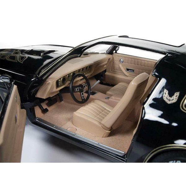 1/18 1977 Pontiac TransAm Özel Seri (Hemmings Muscle Machine) Siyah Diecast Araba, AutoWorld 1177 - Görsel 3
