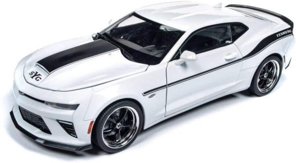 1/18 2018 Chevrolet Camaro Yenko s/c Beyaz Diecast Araba, AutoWorld 253 - Görsel 2