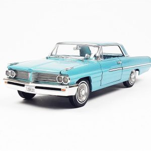 1/18 1962 Pontiac Royal Bobcat Catalina Aquamarine Diecast Araba, AutoWorld AMM1212