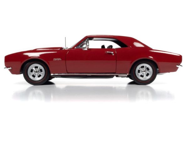1/18 1967 Nickey Chevrolet Camaro Z28 (MCACN) Bolero Red Diecast Araba, AutoWorld AMM1228 - Görsel 3