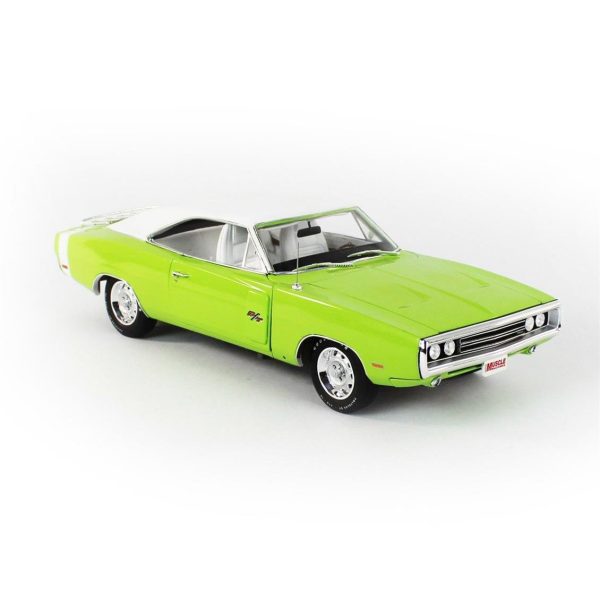 1/18 1970 Dodge Charger R/T (Hemmings Muscle Machine) FJ5 Sublime Diecast Araba, AutoWorld AMM1249