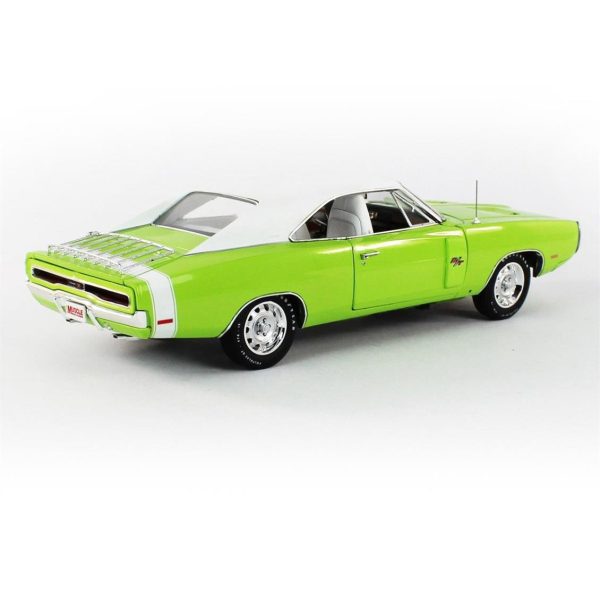 1/18 1970 Dodge Charger R/T (Hemmings Muscle Machine) FJ5 Sublime Diecast Araba, AutoWorld AMM1249 - Görsel 4