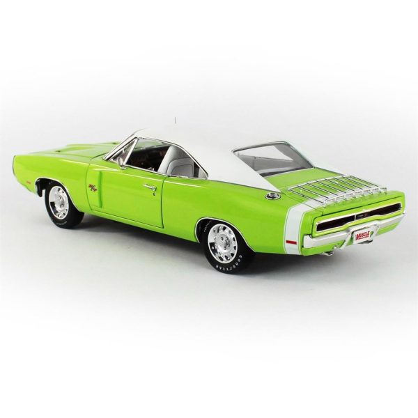 1/18 1970 Dodge Charger R/T (Hemmings Muscle Machine) FJ5 Sublime Diecast Araba, AutoWorld AMM1249 - Görsel 3