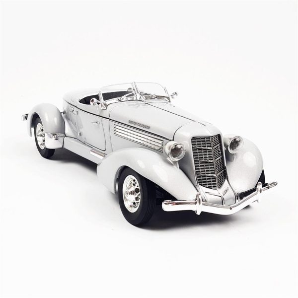 1/18 1935 Auburn 851 Speedster Grayhaze Diecast Araba, AutoWorld AW268