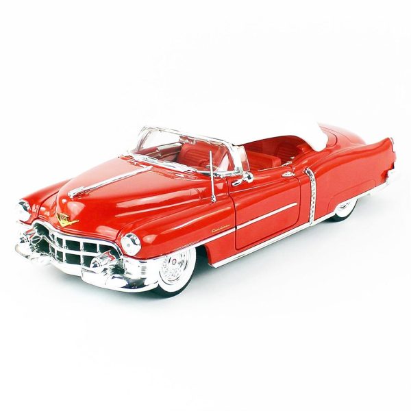 1/18 1953 Cadillac ElDorado Convertible Red Diecast Araba, AutoWorld AW286 - Görsel 2
