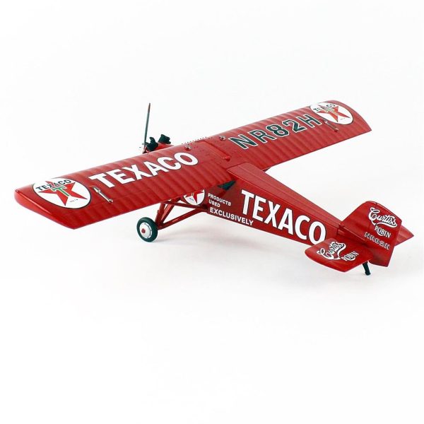 1/38 1929 Texaco Curtis Robin Red Diecast Uçak, AutoWorld AWCP7917 - Görsel 3