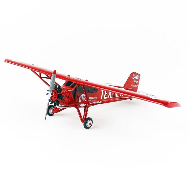 1/38 1929 Texaco Curtis Robin Red Diecast Uçak, AutoWorld AWCP7917 - Görsel 2