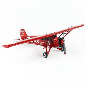 1/38 1929 Texaco Curtis Robin Red Diecast Uçak, AutoWorld AWCP7917