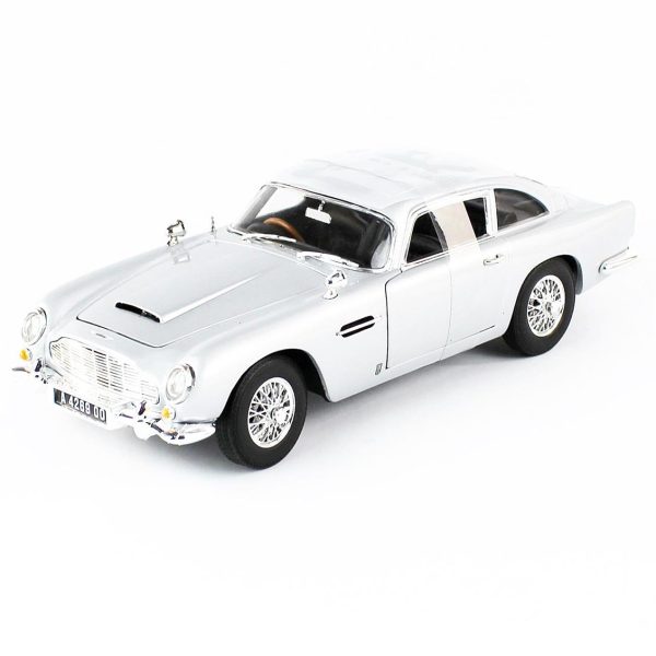1/18 1965 James Bond Aston Martin No Time To Die Gümüş Diecast Araba, AutoWorld AWSS131 - Görsel 2