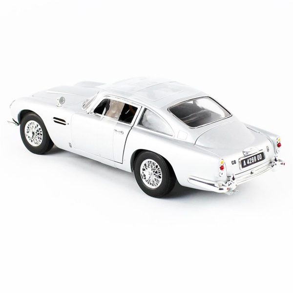 1/18 1965 James Bond Aston Martin No Time To Die Gümüş Diecast Araba, AutoWorld AWSS131 - Görsel 3