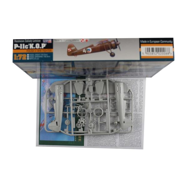 1/72 PZL P-11C K.O.P. Savaş Uçağı Maketi, Mister Craft B008 - Görsel 2