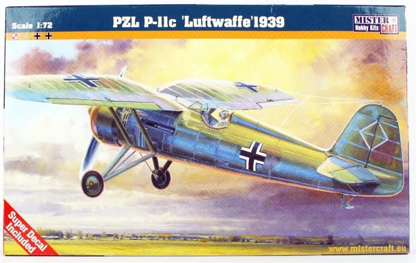 1/72 PZL P-11C Pilot Eğitim Alayı Savaş Uçağı Maketi, Mister Craft B010