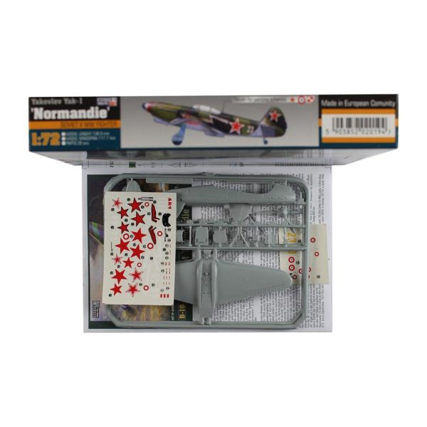 1/72 Yakovlev Yak-1M Normandiya Savaş Uçağı Maketi, Mister Craft B019 - Görsel 2