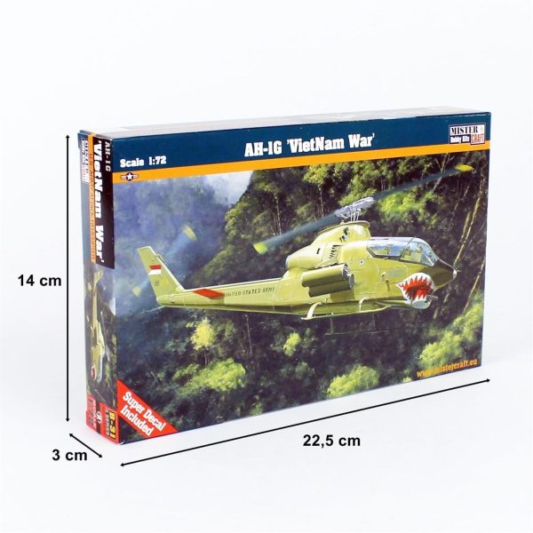 1/72 AH-1G (Vietnam Savaşı) Helikopter Maketi, Mister Craft B031 - Görsel 5