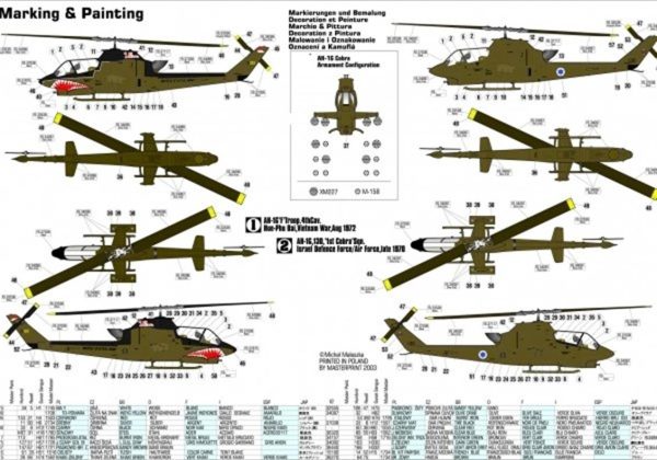 1/72 AH-1G (Soogar Scoop) Helikopter Maketi, Mister Craft B033 - Görsel 2