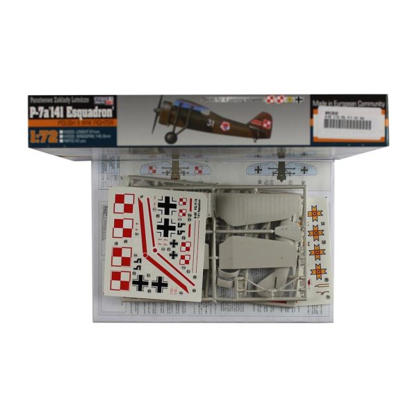 1/72 PZL P-7 141 Savaş Uçağı Maketi, Mister Craft B035 - Görsel 2