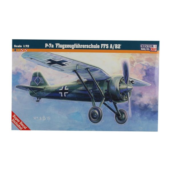 1/72 PZL P-7 (Pilot Okulu) Savaş Uçağı Maketi, Mister Craft B036
