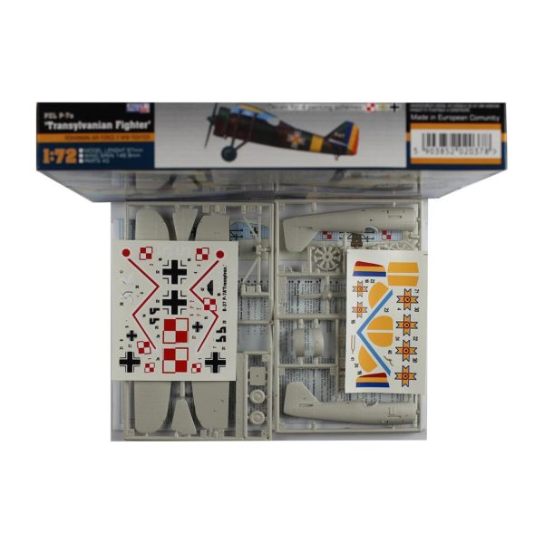 1/72 PZL P-7 (Transilvanya Savaşçısı) Savaş Uçağı Maketi, Mister Craft B037 - Görsel 2