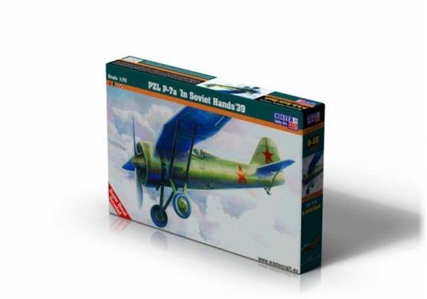 1/72 PZL P-7 (Sovyetler Birliğinde) Savaş Uçağı Maketi, Mister Craft B038