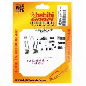 1/48 F-4EJ KAI Phantom II Zoukei Mura İçin Kokpit Seti Dekal Çıkartma, Babibi BD3-0022