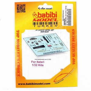1/32 F-104 C Starfighter Italeri İçin Kokpit Seti Dekal Çıkartma, Babibi BD3-0034