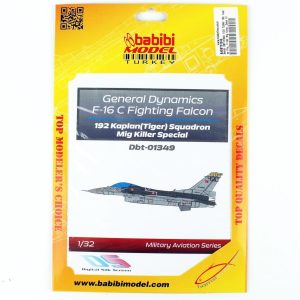 1/32 TURAF 192. Kaplan Filo F-16C Mig Killer Dekal Çıkartma, Babibi DBT-01349