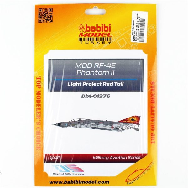 1/48 RF-4E Terminator Işık Projesi Özel Boyama Decal Set Kırmızı Dekal Çıkartma, Babibi DBT-01376