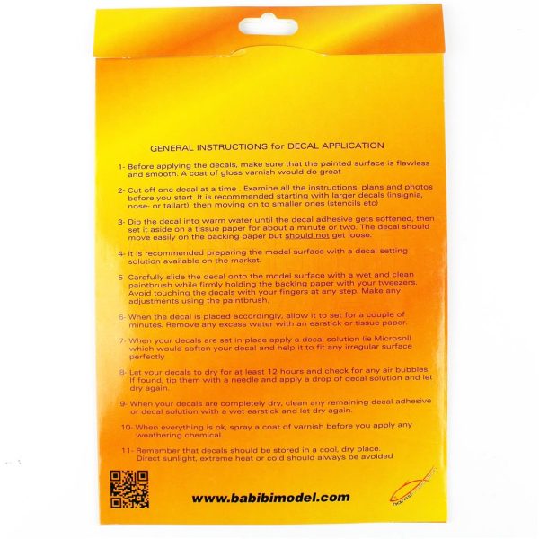 1/48 RF-4E Terminator Işık Projesi Özel Boyama Decal Set Kırmızı Dekal Çıkartma, Babibi DBT-01376 - Görsel 2