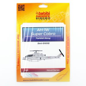 1/48 AH-1W Süper Kobra Türk Deniz Kuvvetleri Decal Çıkartma, Babibi DNT01015